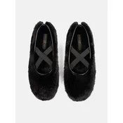 L37 HANDMADE SHOES Natikači BLACK LOTUS črna
