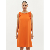 Joseph Ribkoff Poletna obleka 242115 Oranžna Regular Fit