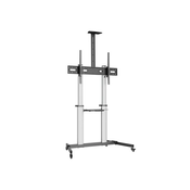 EQUIP 650631 Valjanje TV stalak 60-100 crne i srebrne