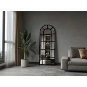 Hanah Home Podno ogledalo Ovalis Dar, 70 cm x 180 cm, Crno