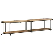 shumee vidaXL TV omarica 200x42x40 cm masiven, surov mangov les