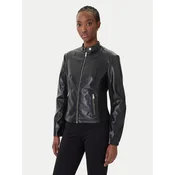 Rinascimento Jakna iz umetnega usnja CFC0124661003 Črna Regular Fit