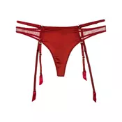 Bordelle - suspender-detail thong - women - Red