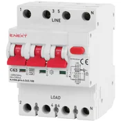 NEX Diferencialno stikalo z modulom PRO p0720026 4P C 63A 100mA 6kA tip A