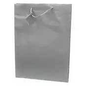 Dekorativna torba CREATIVE Special Simple XL 33x46x10 cm jednobojna, srebrne užadene ručke 71467