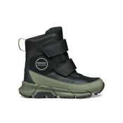 Geox Gležnjarji J Flexyper Plus Boy B Abx J66LCG 0FU54 C0033 M Temno zelena