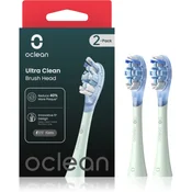 Oclean Nastavek Ultra Clean - 2 kos Zelena, za električno zobno ščetko