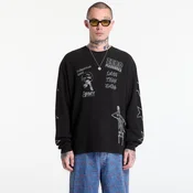Majice PLEASURES Misled Thermal Long Sleeve Black XL