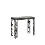 Ityhome Ityhome 90 x 77 konzolna miza siva, (20847791)