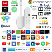 Google Chromecast with GoogleTV HDMI 4K Ultra HD Android Bijelo