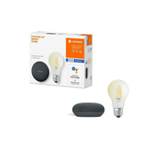 Ledvance - Pametni zvočnik Google Nest Mini + LED Žarnica SMART+ E27