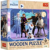 shumee 24-delna lesena sestavljanka Amazing Frozen 20264