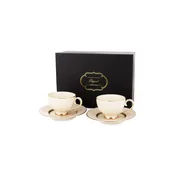 Komplet skodelic s podstavkom iz porcelana 7 x 9,5 x 12,5 cm