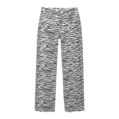 Pull&Bear Kavbojke  črn denim / bel denim