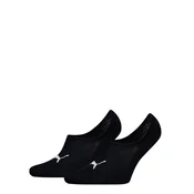 PUMA Unisex High Cut Footie Socks (2-Pack), Men, Black, 35-38