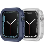 shumee 2x OVITEK ZA APPLE IWATCH SERIES 8/7 41MM 6/5/4 40MM MORANSKO MODER IN PROZOREN