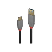 Lindy 36913 USB kabel 2 m USB C USB A crni