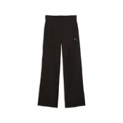 Puma ESS ELEVATED HIGH-WAIST STRAIGHT LEG PANT, ženske hlace, crna 691815