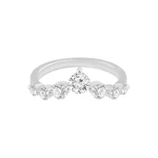 ETHISHER DIAMANTEN Prstan srebrna