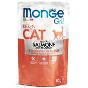 MONGE Sos za macice Grill Kitten Rich sa ukusom lososa 85g