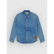 Element Relax Denim Shirt worn indigo