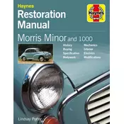 Morris Minor and 1000 Restoration Manual