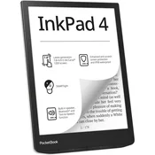 PocketBook PB 743 InkPad 4 srebrne barve