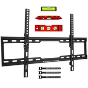 Maclean TV MC-413 Wall Mount Bracket 32-80 VESA 600x400 45kg Tilting Universal Adjustable Spirit Level Mounting Accessories