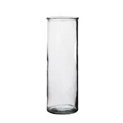 Mondex Vaza Steklo Serenite 10x10x30 cm Transparent 1 kos, (5000191497)