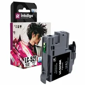 Inkdigo tusz LC521BK kompatybilny z Brother DCP-J1260W DCP-J1313DW Certyfikat TÜV