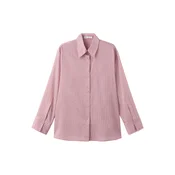 MANGO Bluza Lombi  staro roza / črna / bela