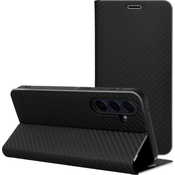 Puzdro Luna Book Carbon Xiaomi 14T - čierne