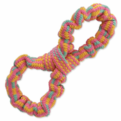 Dog Fantasy Prevleka za vrv osmica barvni vzorec št. 1 - 25 cm