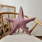 Velika blazina VELVET z motivom morske zvezde VE2258 | pudrasto roza