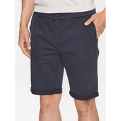 Lindbergh Kratke hlače iz tkanine 30-505044 Modra Slim Fit
