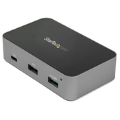 StarTech.com HB31C3A1CS sucelje cvorišta USB 3.2 Gen 2 (3.1 Gen 2) Type-C 10000 Mbit/s Crno, Sivo