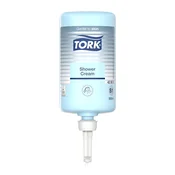 Tekoče milo v kartuši 1 L, Tork Shower Cream, modro, S1, 123022