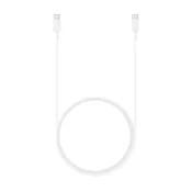 Samsung Podatkovni kabel EP-DX310JWE Super Fast Charge Type C na Type C 60W 3A 1,8m - bel (Bulk)