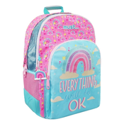 Must: Everything OK Šolska torba, nahrbtnik z odsevnim motivom oblaka