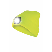 Velamp kapa CAP07L z LED svetlo limeta rumena, z reflektorjem