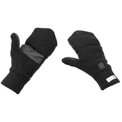 MFH Pletene rokavice z izolacijo 3M™ Thinsulate™, črne