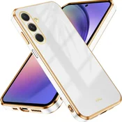 Overboard Ovitek za Samsung Galaxy A54 5G, Glamour CamShield, bel