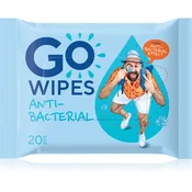 GoWipes Antibacterial osvežilni vlažilni robčki s protibakterijskim učinkom 20 kos