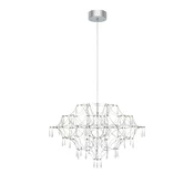 LED viseča svetilka v srebrni barvi o 80 cm Efesos – Markslöjd