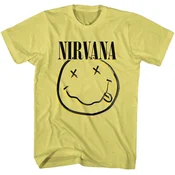 Nirvana Majica Inverse Smiley Yellow S