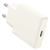 Hoco Punjač adapter N44 Biscuit PD 30W Type C za Samsung - bijeli