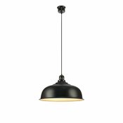 Crna viseca lampa s metalnim sjenilom 50x50 cm Port - Markslöjd