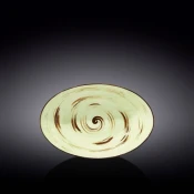 Ovalna Skleda Spiral, Porcelan, 250x165x60mm