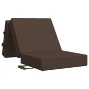 Vidaxl Zložljiv kavč postelja 75 x 67 x 45 cm Taupe