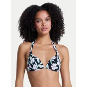 Roxy Gornji del bikini Printed Essentials ERJX305701 Črna